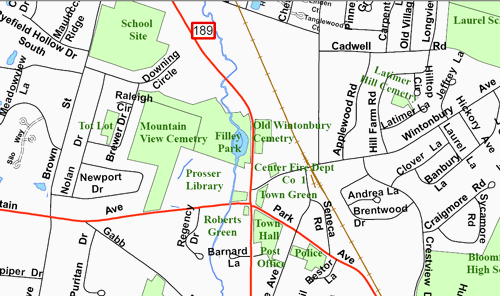 Cemetery Location Map